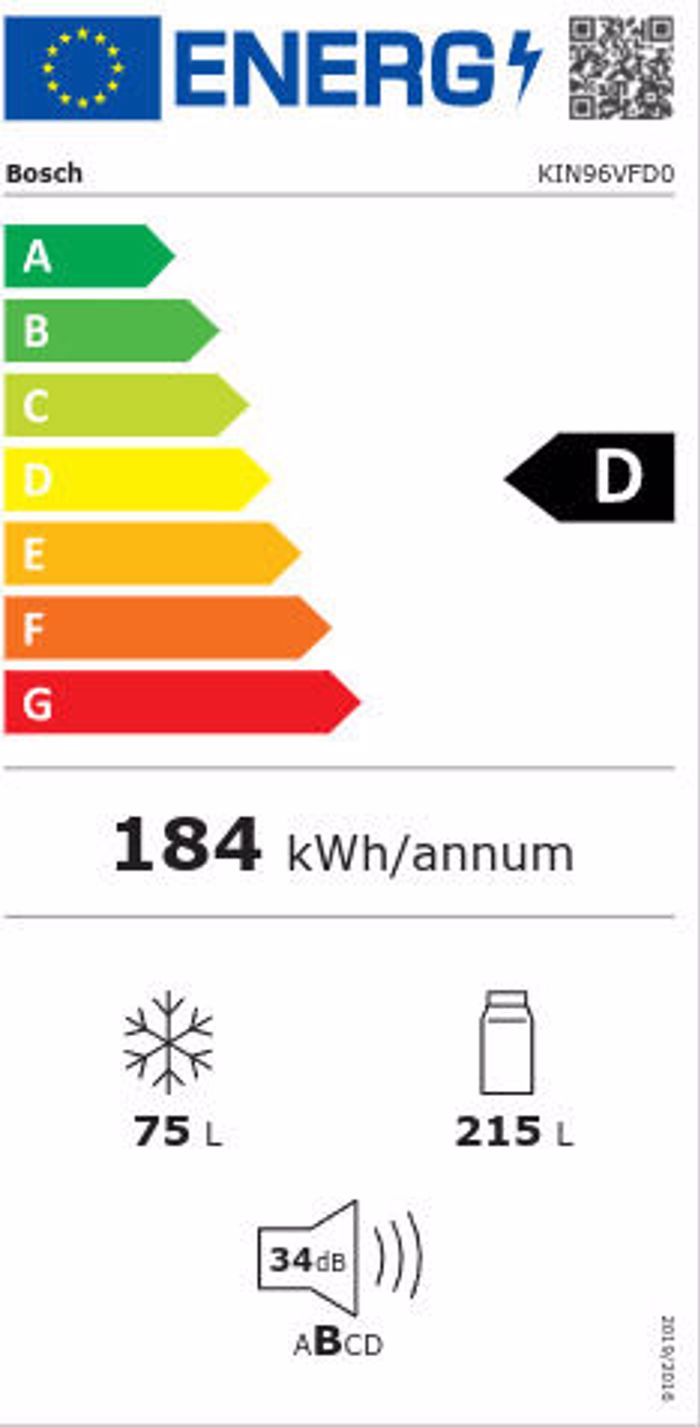 Psugiokatapsuktis Bosch KIN96VFD0 D